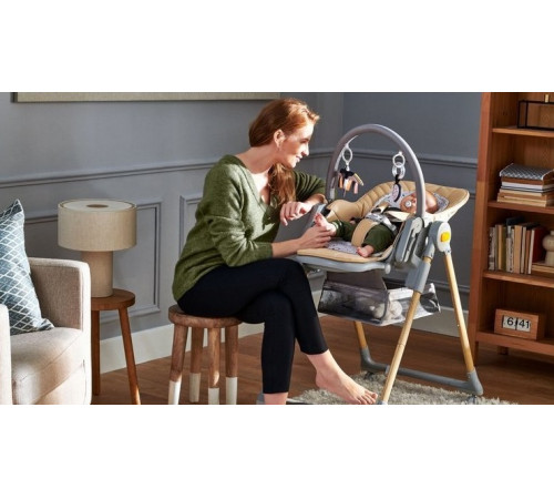 kinderkraft scaun pentru copii 2-in-1 lastree wood