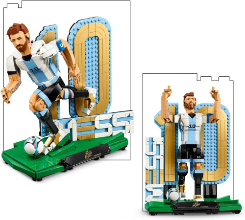 lego editions 43015 constructor "lionel messi &ndash; legendă a fotbalului" (958 el.)