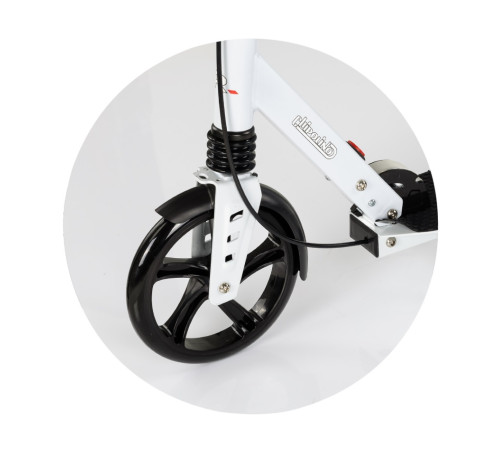 chipolino dsrid0262wh trotinetă cu fr&acirc;nă de m&acirc;nă "rider" (8+) alb
