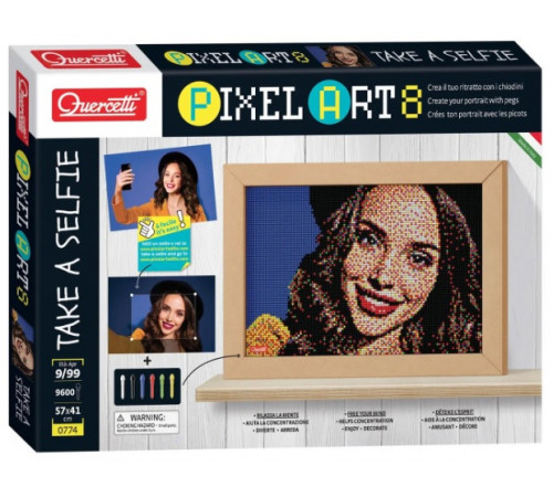  quercetti 774 pixel art 8 "take a selfi" (58 х 41,5 cm.
