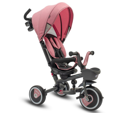 babymix 56255 triciclu 5in1 relax 365° roz