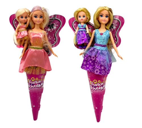  115492 set de păpuși într-un con (29 cm) în sort.