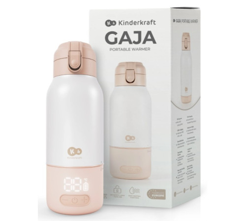 kinderkraft &Icirc;ncălzitor portabil pentru lapte și termos gaja (beige)
