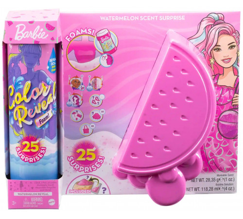 Barbie GTR91 Кукла "Ultimate Color Reveal" с ароматом арбуза barbie gtr91 Кукла "ultimate color reveal" с ароматом арбуза