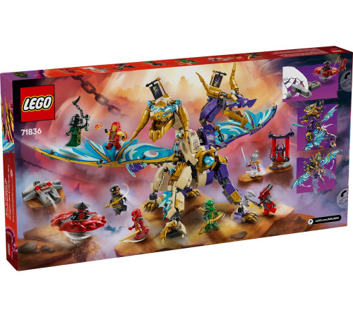 lego ninjago 71836 constructor "arcul dragonului focus" (869 el.)