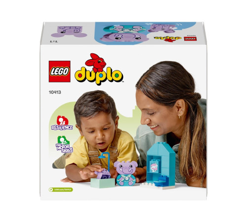 lego duplo 10413 constructor "rutina zilnică: băie" (15 el.)