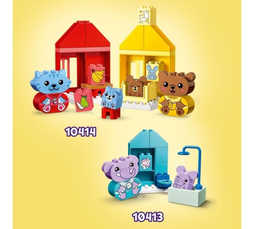 lego duplo 10413 constructor "rutina zilnică: băie" (15 el.)