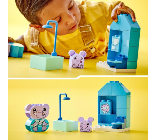 lego duplo 10413 constructor "rutina zilnică: băie" (15 el.)
