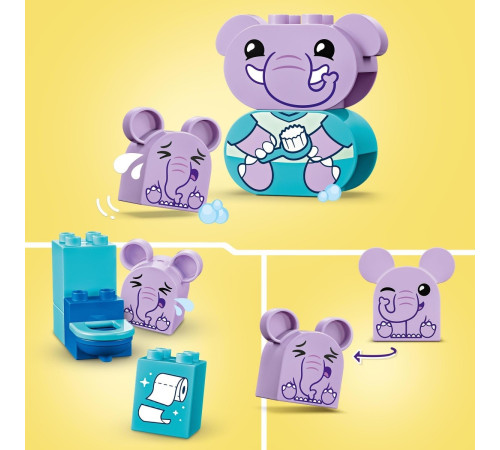 lego duplo 10413 constructor "rutina zilnică: băie" (15 el.)