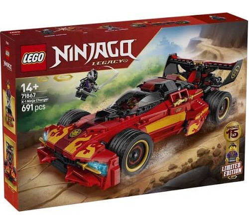  lego ninjago 71867 Конструктор "Автомобиль Ниндзя Зарядник x-1" (691 дет.)