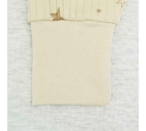 minikin 242130356-62 Набор из 3 ед. растущий "simple" (р.56-62) бежевый звёзды