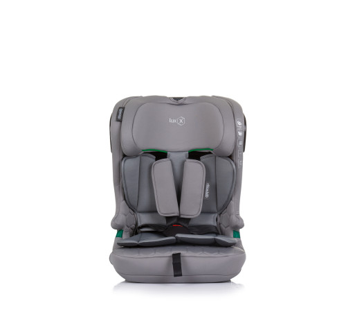 chipolino scaun auto i-size с isofix "lux Х" xstklx0242gn (76-150 cm.) gri