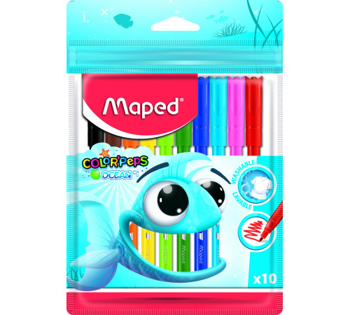  maped 845724 Смываемые фломастеры "ocean" (10 шт.)