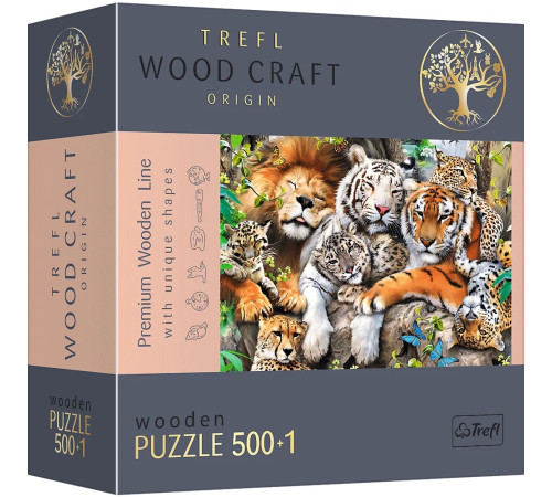  trefl 20152 puzzle "pisici sălbatice în junglă" (501 el.)