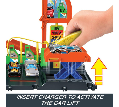 hot wheels htn79 Игровой набор "city super recharge fuel station"