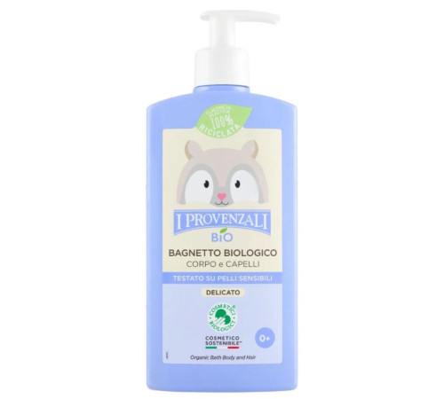  i provenzali bio gel de duș și șampon 2&icirc;n1 (0 luni+) 400 ml