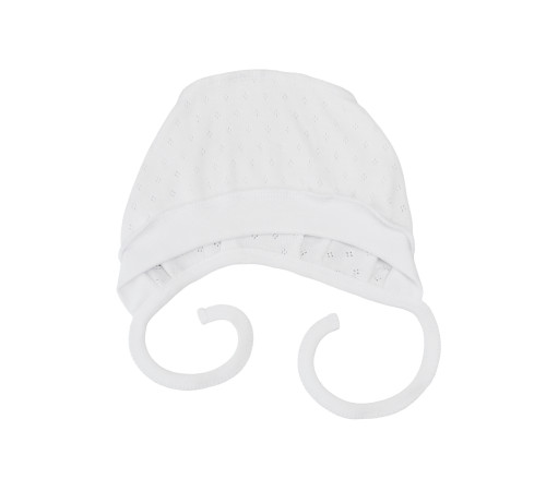 Детская одежда в Молдове minikin 25150543 Чепчик "Ажурный листик" (р.43) белый