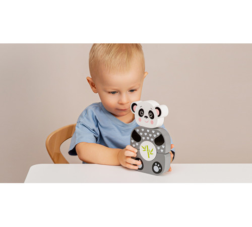 kids hits kh20/004 cuburi de lemn "cute panda"