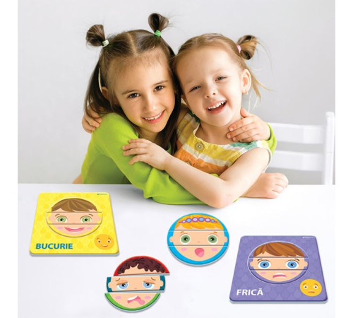 as kids 1024-50911 Развивающая игра agerino "Эмоции на моем лице" (рум.)