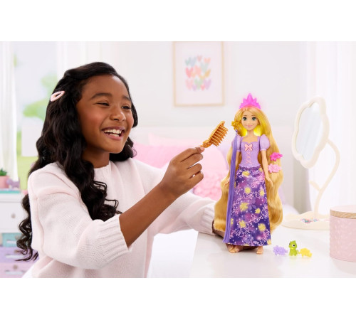 disney princess jhl46 păpușa "rapunzel: părul uimitor"