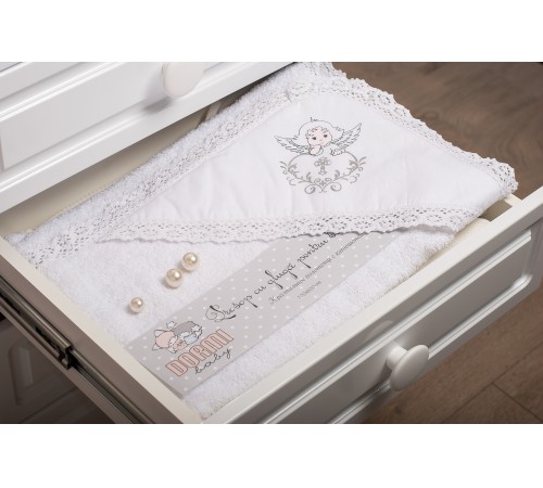 Dormi Baby Полотенце для крещения с капюшоном dormi baby Полотенце для крещения с капюшоном