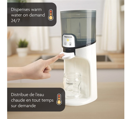 baby brezza incalzitor instant pentru biberoane white