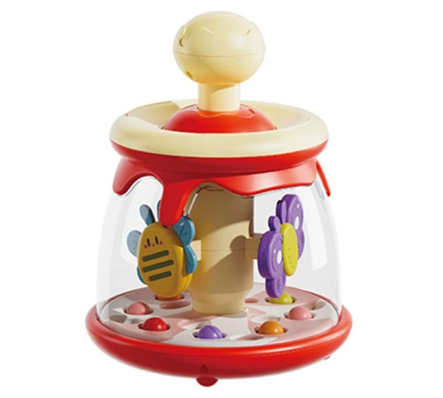  43461 Игрушка Юла "Пчёлка" (красный)