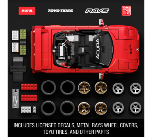 hot wheels jft17 Конструктор "brick shop elite acura nsx" (876 дет,)