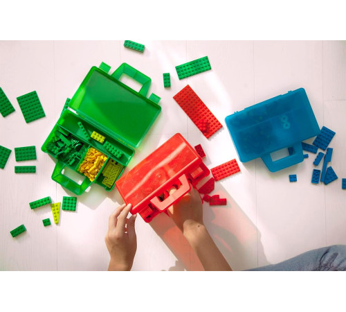 lego Переносной чемоданчик для сортировки деталей (зелёный)