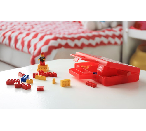 lego Переносной чемоданчик для сортировки деталей (зелёный)