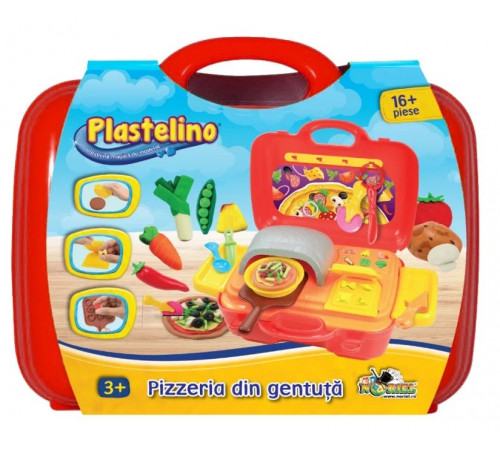  plastelino int0441 Набор пластилина "Пиццерия" в чемодане
