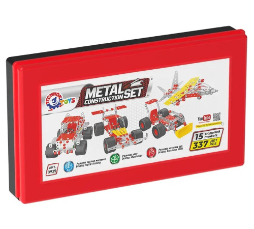 Jucării pentru Copii - Magazin Online de Jucării ieftine in Chisinau Baby-Boom in Moldova technok 0939 constructori de metal "super universal"  (337 el.)