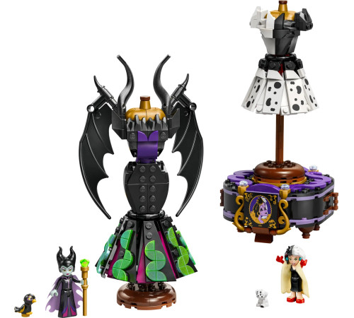 lego disney 43262 constructor "rochii maleficent și cruella de vil" (524 el.)
