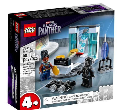  lego marvel 76212 constructor "laboratorul shuri" (58 el.)