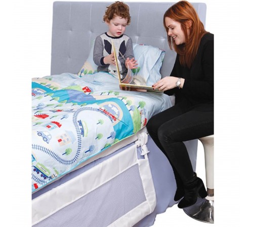 dreambaby f719 barieră de siguranță pe pat (110 x 45,5 cm) alb