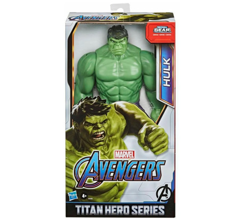  avengers e7475  figura titan hero "hulk" (30 cm.)