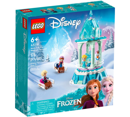 lego disney princess 43218 constructor "caruselul magic al annei și elsei" (175el.)