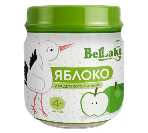 Беллакт Пюре из яблок (4 м+) 80 гр. Детское питание в Молдове Беллакт Пюре из яблок (4 м+) 80 гр.