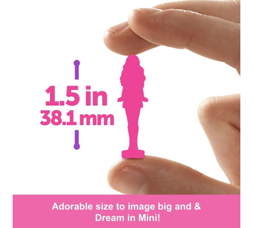 barbie jcr22 păpușă surpriză "mini barbieland pop reveal" bubble-tees