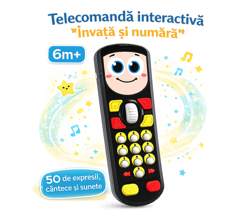 Jucării pentru Copii - Magazin Online de Jucării ieftine in Chisinau Baby-Boom in Moldova hola toys he8969 telecomandă interactivă "&Icirc;nvățăm și numărăm"