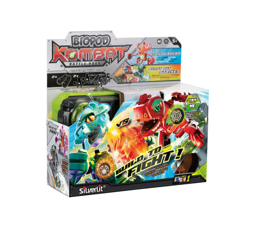 silverlit 88138 set de luptă cu roboți &bdquo;biopod kombat battle&rdquo;.