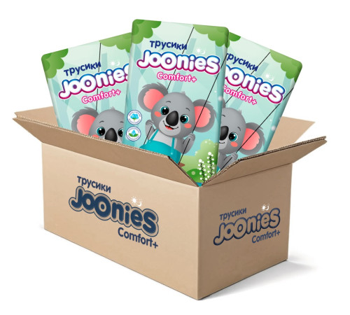  joonies mega pack 654302 comfort+ scutece-chilotei l ,9-14 kg, (3x44) 132 buc.