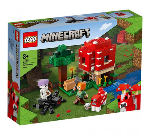  lego minecraft 21179 Конструктор "Грибной дом" (272 дет.)