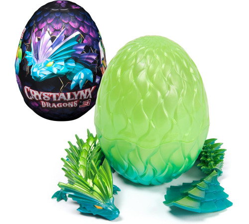 spin master 6073428 jucarie surpiza "crystalyx dragon" (30 cm) 