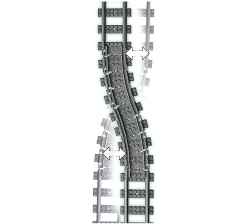 lego city 60205 constructor "rails" (20 el.)