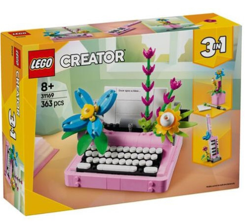  lego creator 31169 Конструктор "Пишущая машинка с цветами" (363 дет.)