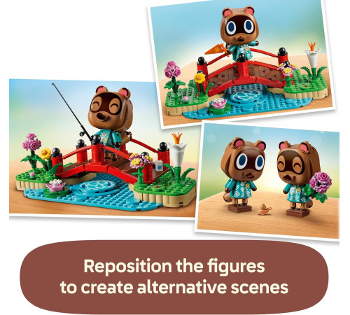 lego animal crossing 77059 constructor "ziua distractivă a lui timmy și tommy" (513 el.)