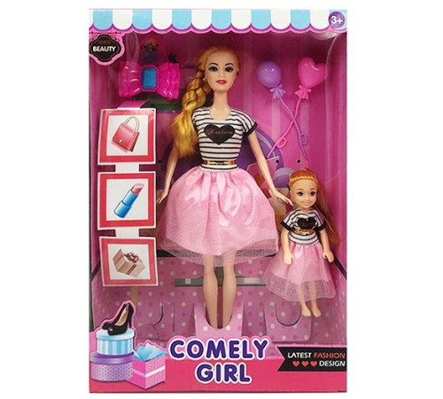 Jucării pentru Copii - Magazin Online de Jucării ieftine in Chisinau Baby-Boom in Moldova op ДЕ01.377 papusa cu accesorii "comely girl"