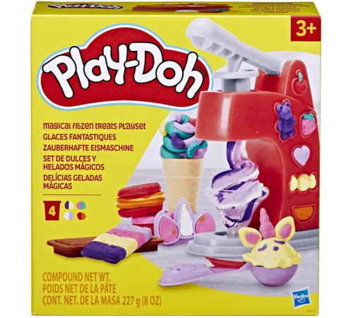  play-doh f3614 set de joc "&Icirc;nghețata magică a unicornului"