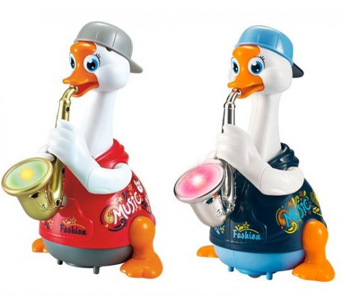  hola toys 6111 Интерактивная музыкальная игрушка "Гусь-саксофонист" в асс.
